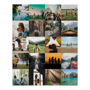 Póster Customizable Photo Memories
