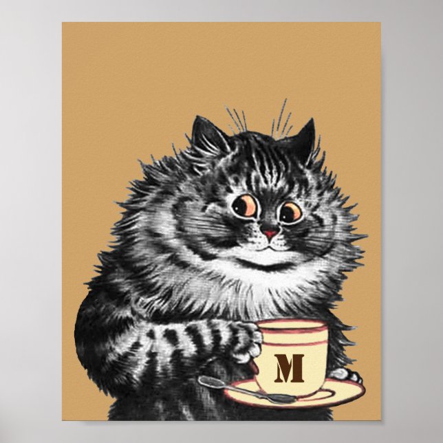 Póster Customize Mug Initial, Louis Wain (Frente)