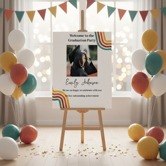 Póster Customized Graduation Party Poster Boho (Subido por el creador)