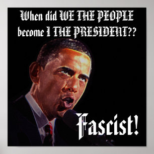 Póster Customized Protest Signs