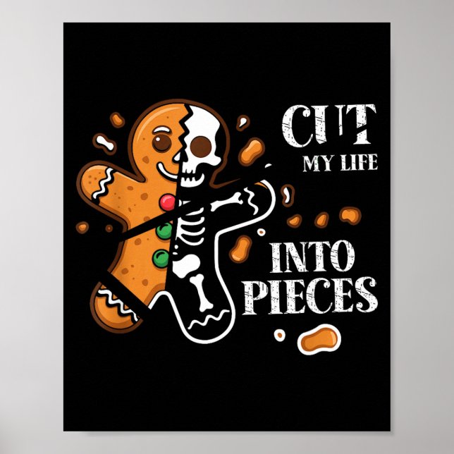 Póster Cut My Life Into Eces Gingerbread Christmas Elder  (Frente)