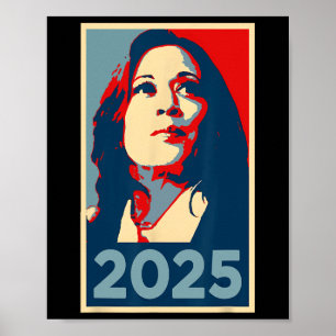 Póster Cute 2025 Inauguración Kamala Harris Obama Poster