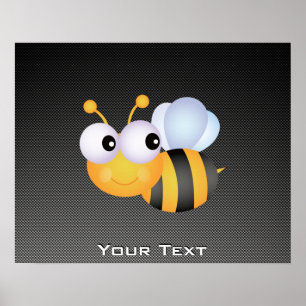 Póster Cute Abeja; Sleek