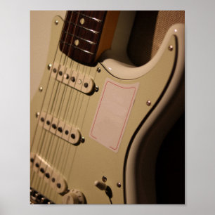 Póster Cute Acoustic Guitar