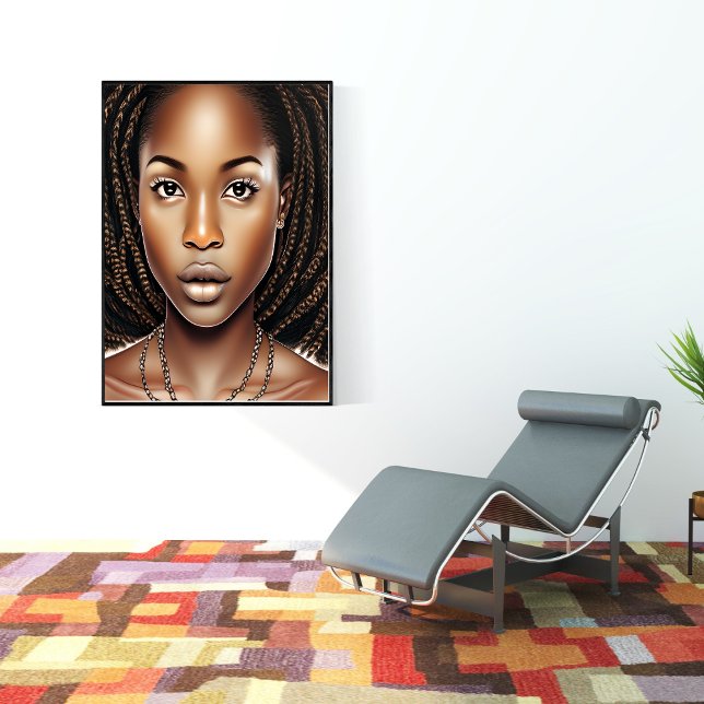 PÓSTER CUTE AFRO MUMAN QUEEN MELANIN POSTER (Subido por el creador)