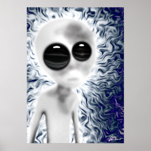 Póster Cute Alien
