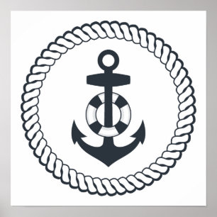 Póster Cute Anchor