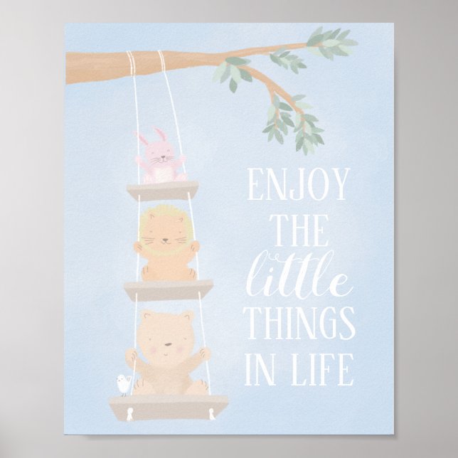 Póster Cute animal swing design (Frente)