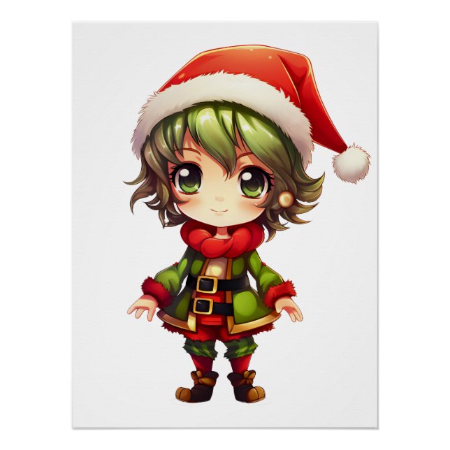 Póster Cute Anime Elf (Anverso)