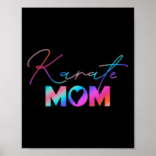 Póster Cute artes marciales Día de la madre: Madre del ka