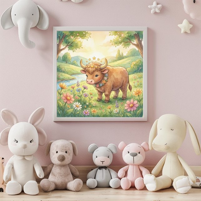 Póster Cute Baby Taurus Zodiac Wall Art Poster (Subido por el creador)