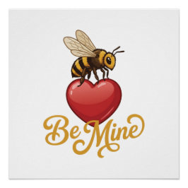 Póster Cute Be Mine Panal
