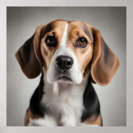 Póster Cute Beagle