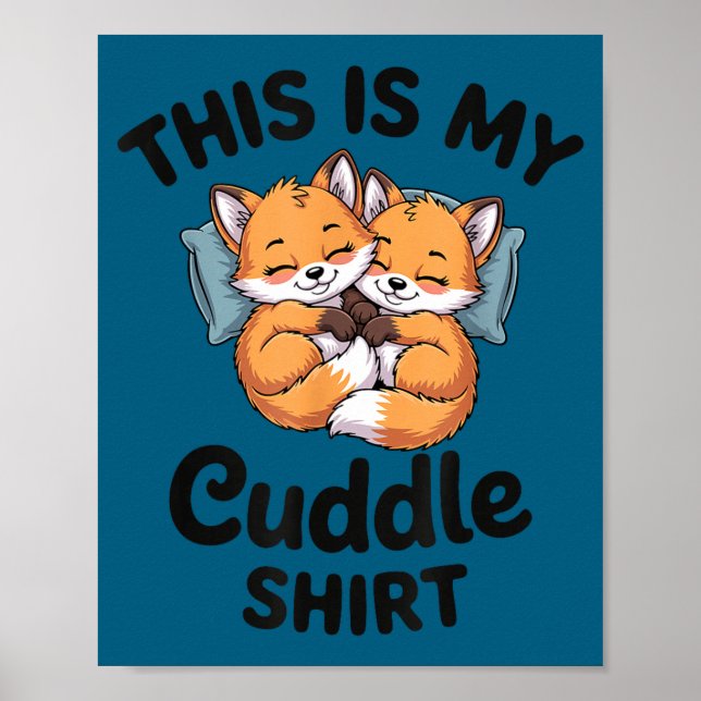 Póster Cute Bee Couple Snuggle Cuddle  (Frente)