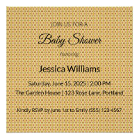 Cute Boho Baby Shower Género neutro, Personalizabl
