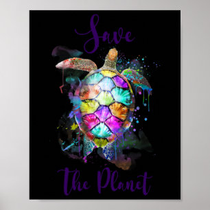 Póster Cute Camiseta del Día de la Tierra para Mujeres Ho