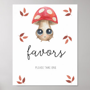 Póster Cute champihroom - Favor Poster
