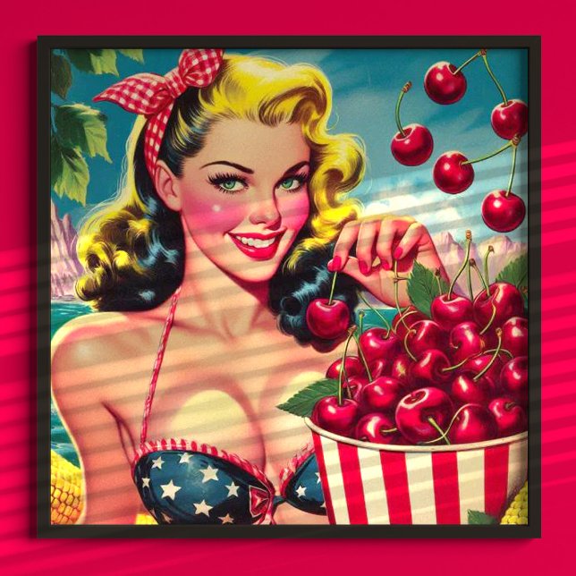 Póster Cute Cherry Pin-up (Subido por el creador)