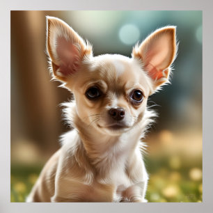 Póster Cute Chihuahua Puppy