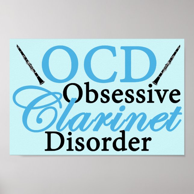 Póster Cute Clarinet (Frente)