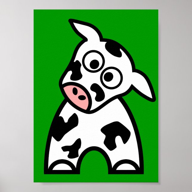 Póster Cute Cow (Frente)