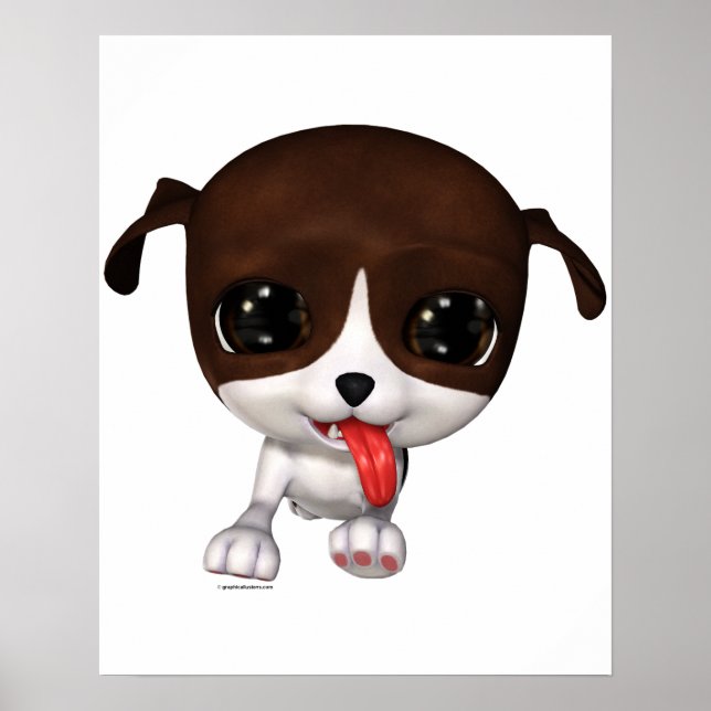 Póster Cute Cuppies: Poster de Pared Paw (Frente)