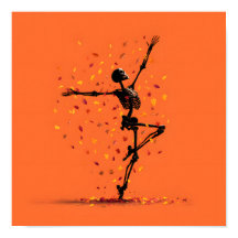 Cute Dancing Skeleton