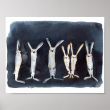 Cute divertida acuarela comparte diseño abstracto