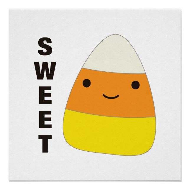 Póster Cute dulce de maíz dulce (Anverso)