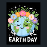 Póster Cute floral cute earth day month 2026<br><div class="desc">Cute floral cute earth day month 2026</div>
