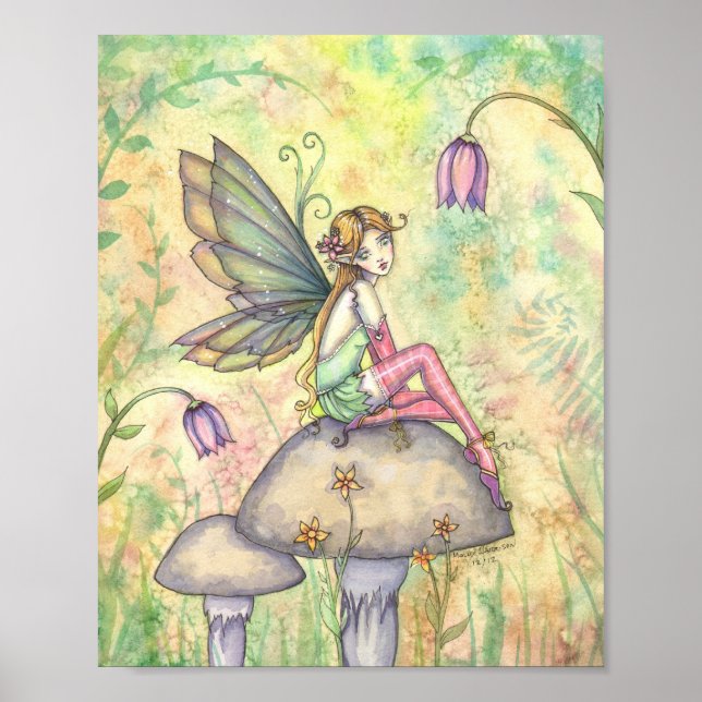 Póster Cute Flower Fairy Poster by Molly Harrison (Frente)