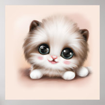 Cute Fluffy Furr Ball Kitten