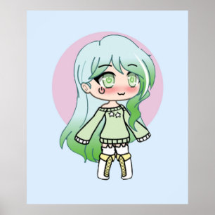 Póster Cute Gacha Series Girl  Riley