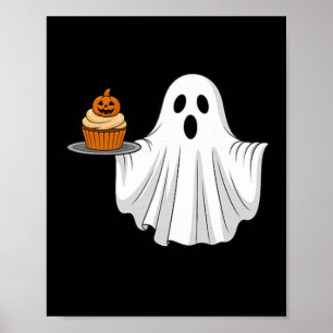 Póster Cute Halloween Fantasma Sostenedor de bollería de