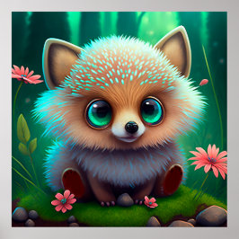 Póster Cute Hedge Hog