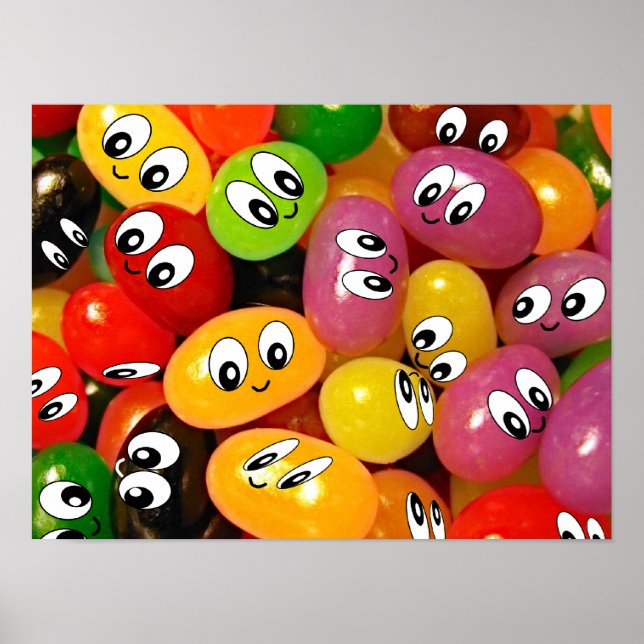 Póster Cute Jelly Bean (Frente)