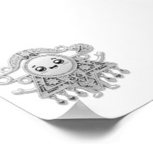 Cute Kawaii Amazigh Fíbula Tizerzai Sticker - Marr