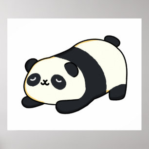 Póster Cute Kawaii Panda