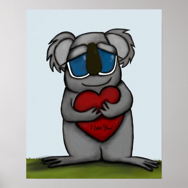Póster Cute Koala Bear (Frente)