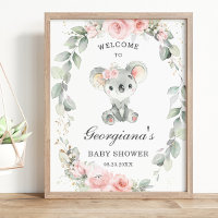 Cute Koala Pink Floral Sage Greeneration Baby Show