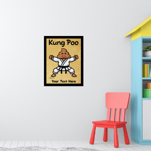 Póster Cute Kung Poo Karate