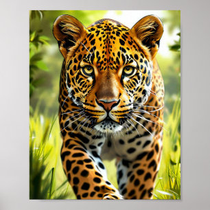 Póster Cute Leopard