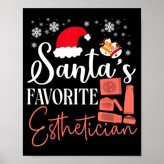 Póster Cute Licensed Esthetician Skincare Beautician Chri (Frente)