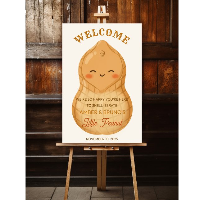 Póster Cute Little Peanut *Letrero de Bienvenida Poster S (Subido por el creador)