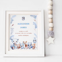 Cute mágico de los animales de Woodland Estadístic