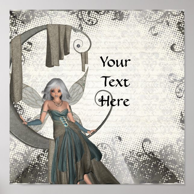 Póster Cute manga fairy (Frente)