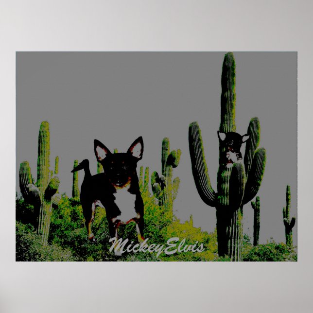 Póster Cute MickeyElvis (Frente)