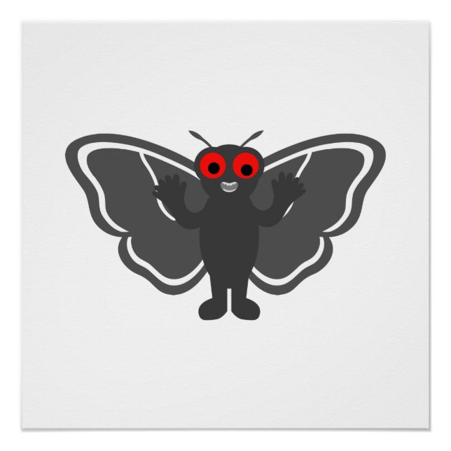 Póster Cute Mothman (Anverso)