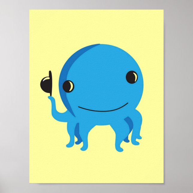 Póster Cute Oswald El pulpo (Frente)
