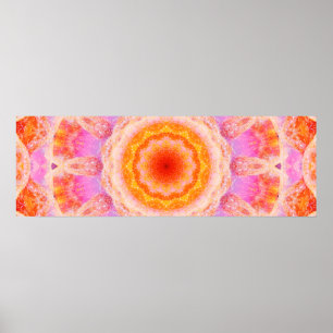 Póster Cute Panorámico Mandala